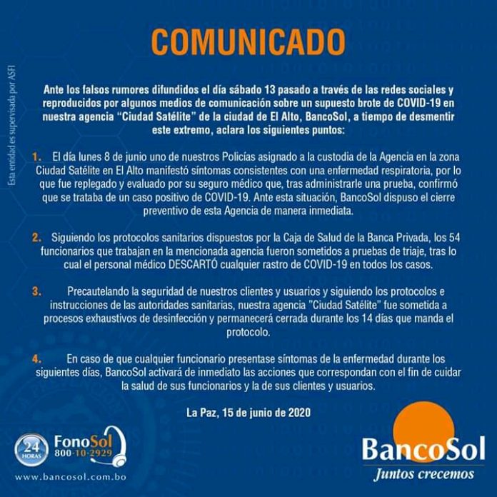 bancosol-aclara-falsos-rumores