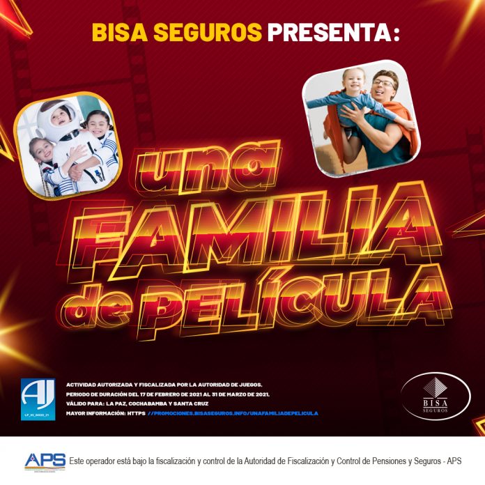 bisa-seguros-lanza-el-concurso-una-familia-de-pelicula-en-las-tres-ciudades-del-eje-troncal