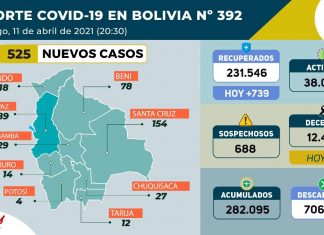 525 nuevos casos, 5.922 pruebas negativas y 431.018 dosis de la vacuna contra el virus fueron aplicadas hasta la fecha 525-nuevos-casos-5922-pruebas-negativas-y-431018-dosis-de-la-vacuna