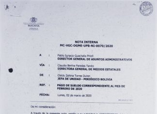 Denuncia: Carlos Valverde recibió Bs 75.275 del régimen de Áñez denuncia-carlos-valverde-recibio-bs-75275-del-regimen-de-añez
