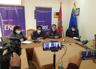 ENDE DEORURO denuncia daño económico de Bs 320.000 durante el gobierno de Áñez ende-oruro