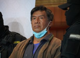 Presentan al autor de explosión en La Paz que dejó dos heridos y varios destrozos LINO CHAMBI EXPLOSIÓN