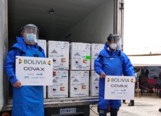 Bolivia recibió 90.090 dosis de vacuna Pfizer bolivia-recibe-vacunas-pzifer-