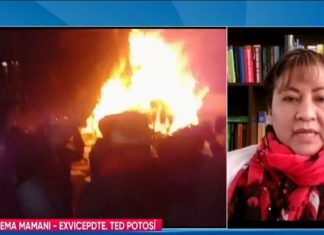 Mamani: La Policía entregó inmueble del TED Potosí a Marco Pumari para su custodia, y terminó quemado zulema-mamani-entrego-ted-potosi