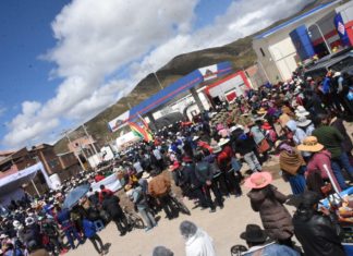 Arce inaugura estación de servicio de GNV en Challapata arce-estacion-gnv