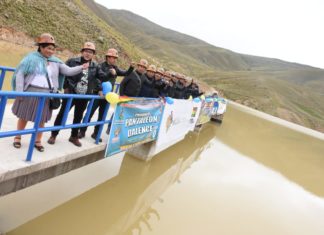 Municipio de Huanuni cuenta con nueva presa y sistema de riego entrega-presa-municipio-oruro