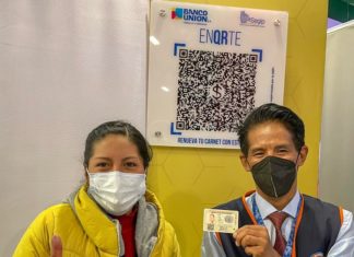 Banco Unión propone código QR para pagar renovación de cédulas de identidad banco-union-segip