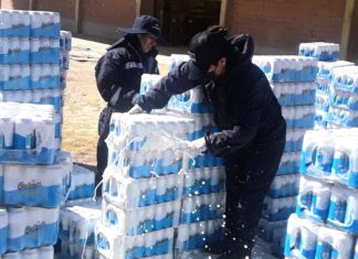 Aduana destruye 30,5 toneladas de bebidas alcohólicas ilegales en Potosí aduana-destruye-30-toneladas