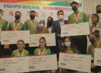 Arce entrega incentivo económico a jóvenes medallistas de los III Juegos Suramericanos arce-entrega-incentivo-medallistas