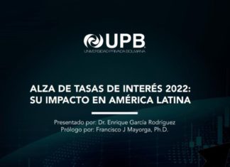 Libro de la UPB se anticipó al vaticinar posibles efectos del alza de las tasas de interés en EE.UU. libro-upb-