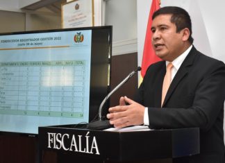 Bolivia registra 34 mujeres víctimas de feminicidio de enero a la fecha sergio-fajardo-feminicidios-