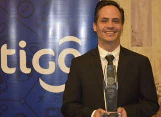 Tigo recibió Premio a la Excelencia Empresarial Paul Harris por su aporte educativo en Bolivia premiacion-tigo-