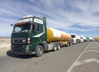 YPFB transporta al día 6 millones de litros de diésel vía Paraguay, Argentina, Brasil y Chile transporte-diesel-ypfb