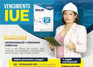 Este 29 de julio vence plazo de pago del IUE sin-plazo-iue