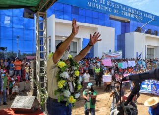 Arce entregó moderna terminal de buses en el municipio de Puerto Rico con inversión de Bs 7,9 millones TERMINAL_PUERTO_RICO