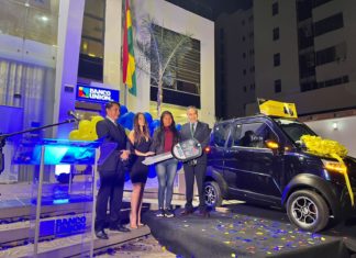 Banco Unión y Western Union regalaron un vehículo eléctrico Quantum y dos motocicletas banco-union-wester-union-