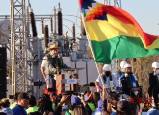 Arce inauguró la interconexión de Bermejo al SIN que le dará energía eléctrica permanente bermejo-energia