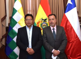 Diplomáticos de Bolivia y Chile se reúnen para reactivar hoja de ruta bilateral bolivia-chile-