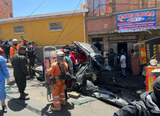 Tres fallecidos y ocho heridos deja accidente de tránsito en La Paz ACCIDENTE