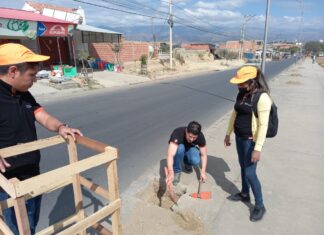 La Avenida Jaime Paz de Tarija renovada luego de campaña de forestación ECOFUTURO