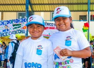 ENTEL contribuye al pago del Bono Juancito Pinto con un aporte de Bs 47,5 millones entel-bono-