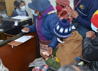 Desde el 8 de diciembre pagarán el bono a personas con discapacidad en El Alto PAGO-DISCAPACIDAD-
