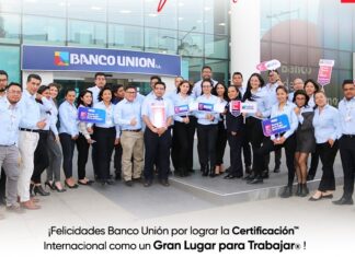 Certifican a Banco Unión como un gran lugar para trabajar banco-union- (3)