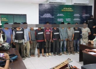 10 presuntos avasalladores fueron remitidos a la cárcel AVASALLADORES