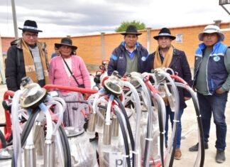 Gobierno entrega equipamiento a productores de leche de la provincia Eduardo Avaroa gobierno-leche-