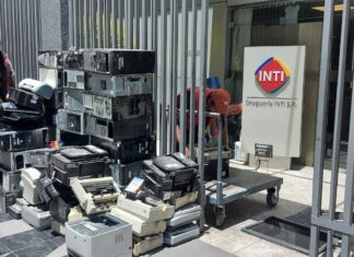 Baterías, tóners y partes usadas del CPU: conozca el tratamiento que le da INTI a los RAEEs inti-campaña-residuos-