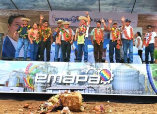 Presidente Arce inicia construcción de moderna planta industrializadora de granos en Ixiamas planta-ixiamas-