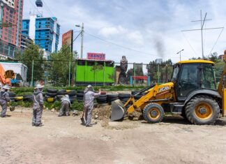 Inician tareas de mantenimiento en Campo Ferial Bicentenario para la instalación de Alasita 2023 trabajos-mejora-