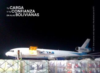 TAB realiza operaciones aéreas de exportación hacia EE.UU. TAB