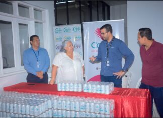 CBN donó agua para voluntarios de la Alcaldía de Cobija y a la Primera División del Ejército agua_cbn_
