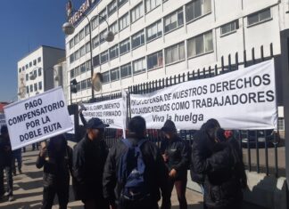 Trabajadores del Sindicato de empleados de la CBN ingresaron en paro de actividades protest-trabajadores-cbn