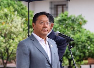 Arce: Bolivia deplora los golpes de Estado y está comprometida con la democracia ARCE CHILE