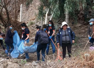 Quirpinchaca se transforma: Banco Ecofuturo y voluntarios colaboran en limpieza y forestación Ecolimpieza-forestacion-de-Ecofuturo