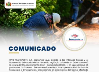 COMUNICADO Y.P.F.B.