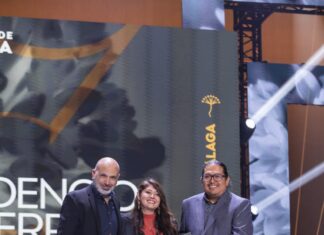 Ministra Yáñez expresa orgullo nacional por los artistas bolivianos premiados con Biznagas en el Festival de Málaga por la película La hija cóndor