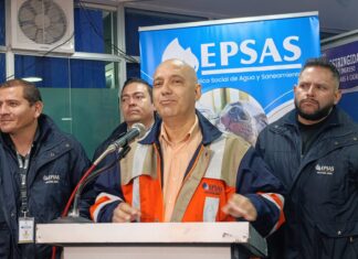 EPSAS S.A. anuncia inversión histórica en la Planta de Tratamiento de Agua Potable de Pampahasi y refuerza acciones de seguridad institucional