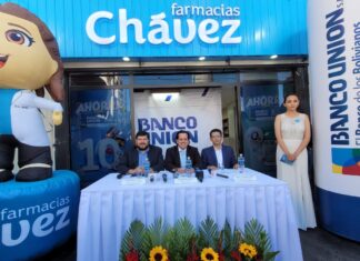 BANCO UNIÓN Y FARMACIAS CHÁVEZ SELLAN ALIANZA CON DESCUENTOS EN PAGOS DIGITALES Y ELECTRÓNICOS