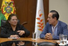 MINISTRA DE SALUD Y ALCALDE DE LA PAZ ARTICULAN ACCIONES EN FAVOR DE LA SALUD PACEÑA