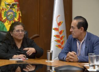MINISTRA DE SALUD Y ALCALDE DE LA PAZ ARTICULAN ACCIONES EN FAVOR DE LA SALUD PACEÑA
