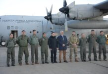 El Gobierno nacional intensifica el puente aéreo para el abastecimiento de alimentos con el apoyo de una aeronave de la República Argentina