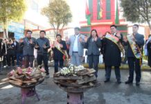 Acto cívico marca el inicio del mes juliano en El Alto en homenaje a la Revolución del 16 de Julio de 1809