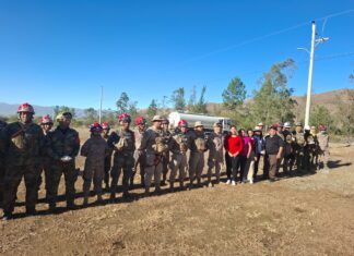 EMAPA brinda apoyo alimentario a brigadistas y familias que combaten incendios forestales en Tarija