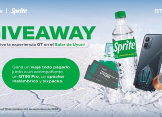 Doblemente refrescante: INFINIX y Sprite te llevan al Salar de Uyuni con el GT 50 PRO. 